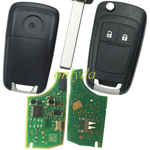 For Opel-R11AOEM Opel OEM 2 button remote key with 434mhz  5WK50079 95507070 chip GM(HITA G2) chip（round logo place on the back）