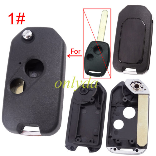 For Honda  remote key blank without badge , pls choose button
