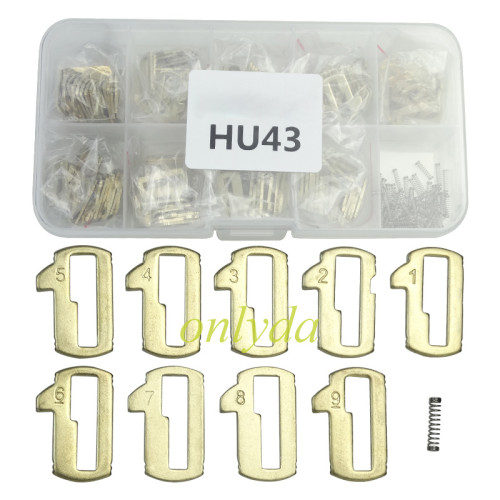 For Opel HU43  lock wafer， 20 pieces each + spring