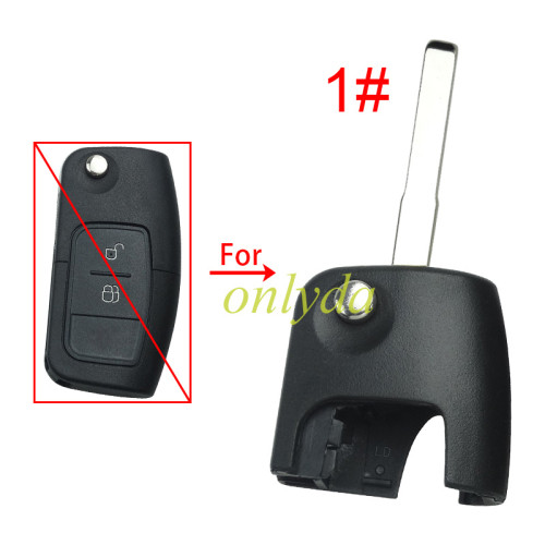 For Ford Focus flip remote key head, pls choose key head