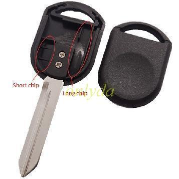 For Ford Transponder key blank with FO38 blade (USA model) without badge,can put TPX long chip