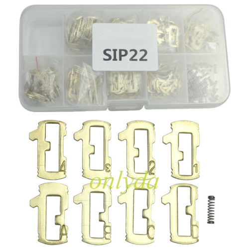 For Fiat SIP22 lock wafer， 25 pieces each + spring