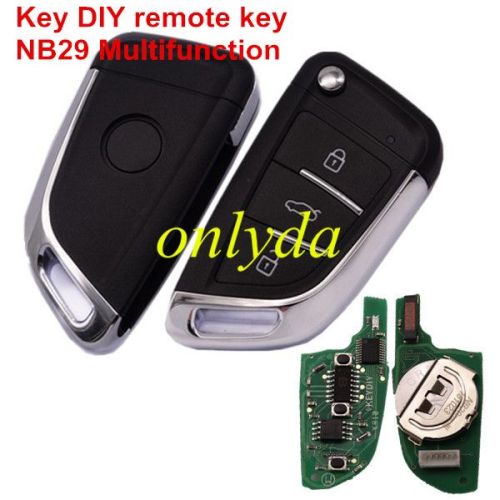 5pcs/lot KeyDIY brand 3 button keyDIY remote NB29 Multifunction