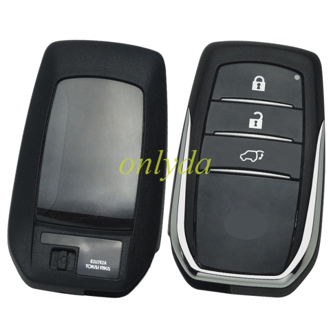 For Toyota Fortuner original 3 button remote key with 434mhz with Toyota H chip BM1EW 61A965-0182
