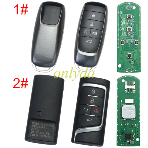 Copy KEYDIY Remote key  3button ZB44-3 smart key for KDX2 and KD MAX
