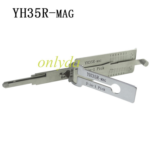 Lishi YH35R-MAG decoder  together  2 in 1 used for Yamaha motorcycle