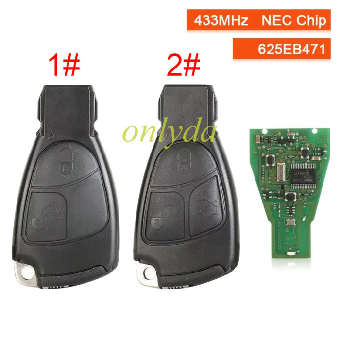 For Mercedes Benz 2Buttons / 3Buttons, 433MHz, IYZ 3312 FOR BENZ B CLASS  C CLASS  E CLASS S CLASS  ML S CLK CL 1996-2005