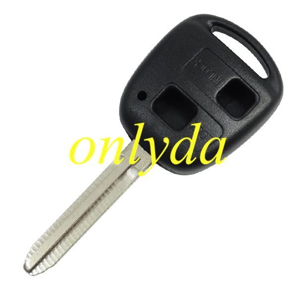 free shipping 10pcs/lot for Toyota 2-Button Remote key blank without -Toy43-SH2