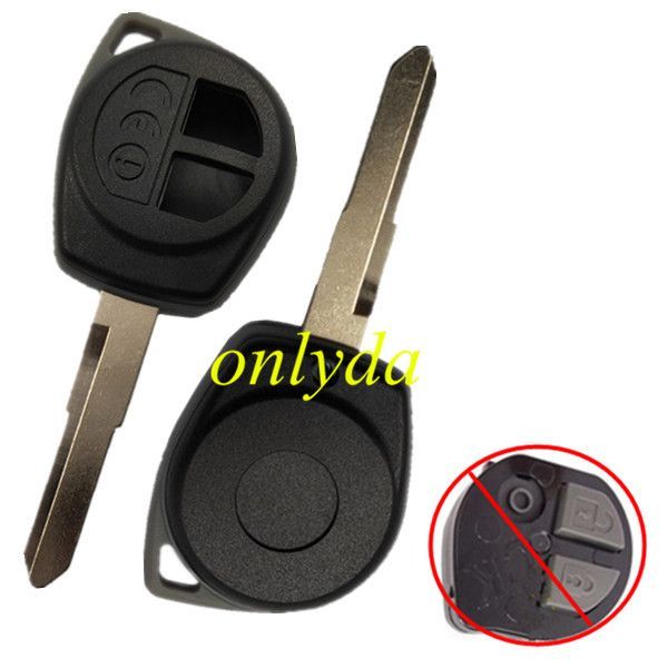 free shipping 10pcs/lot for 2 button remote key blank with HU87 blade