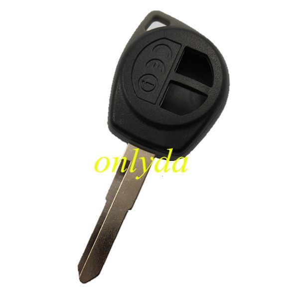 free shipping 10pcs/lot for 2 button remote key blank with HU87 blade