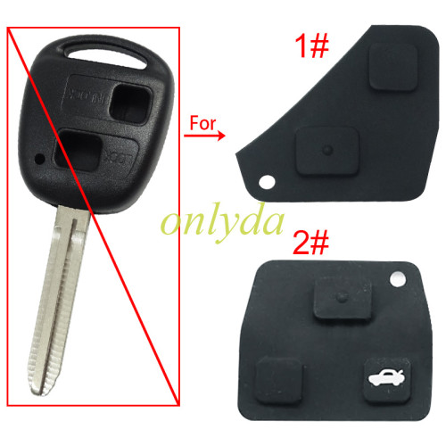 For Toyota 2/3 button key pad, Pls choose model