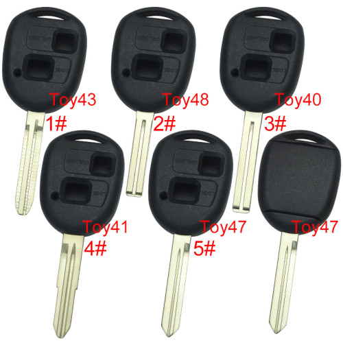 Super Stronger GTL shell  Lexus upgrade 2 button key shell without badge,pls choose blade model