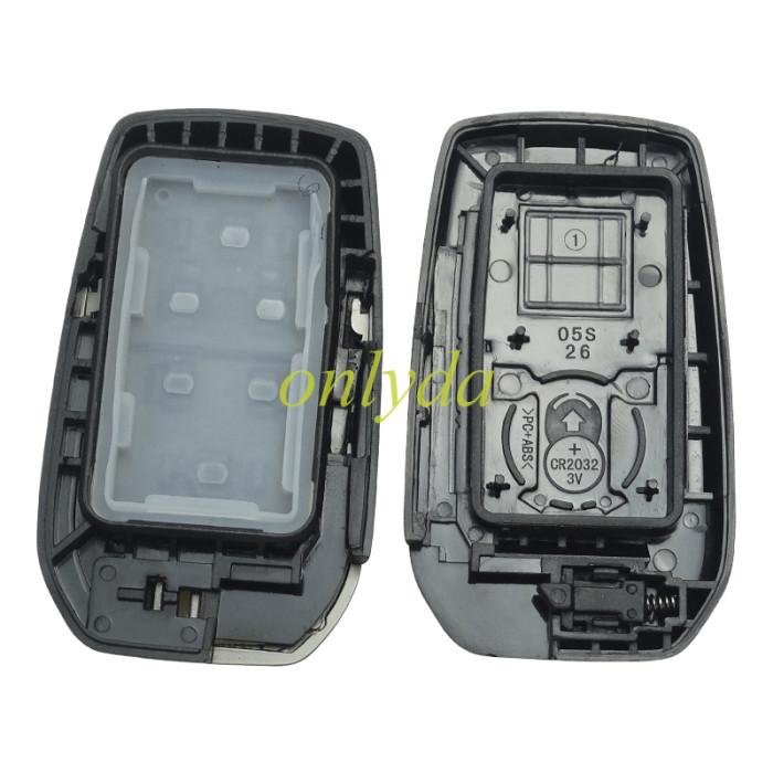 For Lexus  remote key blank  with TOY12 blade without logo,The back is a logo cover， Lexus-B63F 13 types of logo back cover to choose, pls choose button model