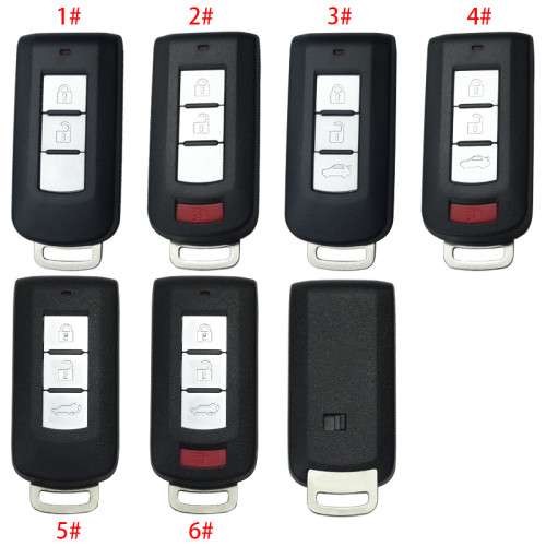 For Mitsubishi 2/2+1/3/3+1 button remote key shell without badge  (please choose button )