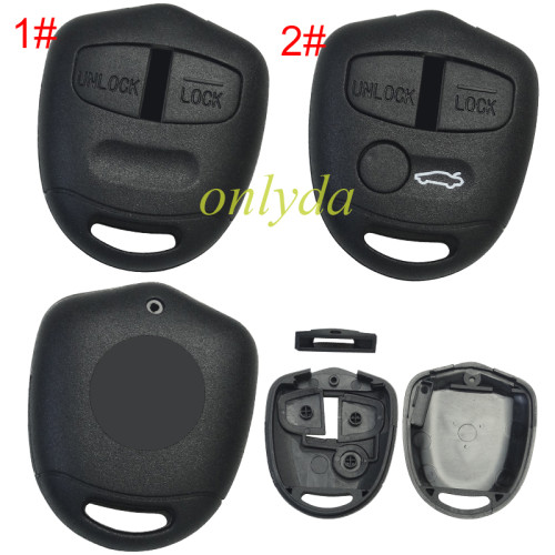 For Mitsubishi 2/2+1 button key shell without blade with badge , pls choose button model