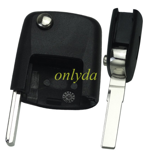 free shipping 10pcs/lot for vw Passat flip remote key  head (the connect face is square)