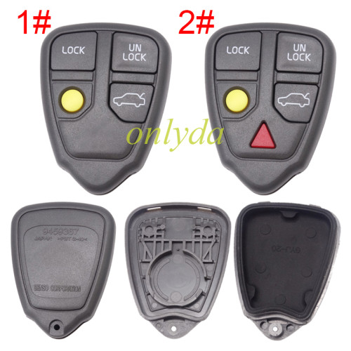 For Volvo  remote key shell， pls choose button model