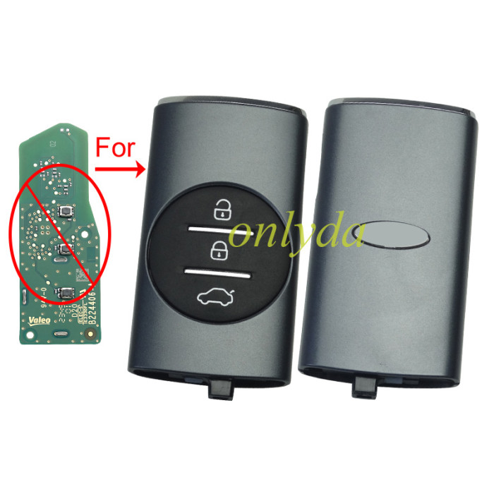 Original Chery remote key without blade with badge