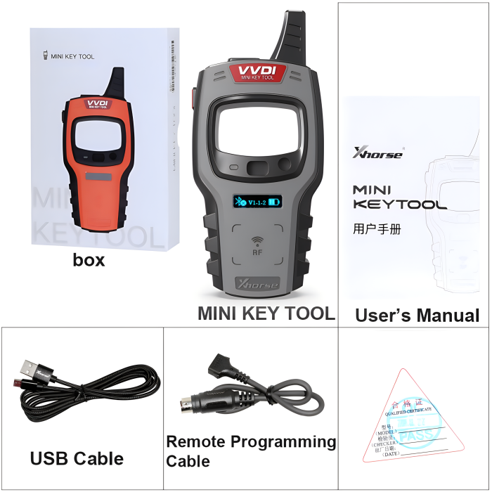 Xhorse VVDl Mini Key Tool Automotive Remote Key Programmer for lOS Android global version no token