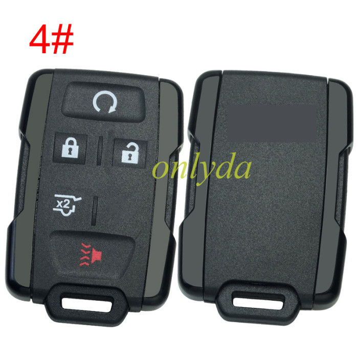 For Chevrolet  remote key shell with cross badge place, the side part is black, pls choose the button