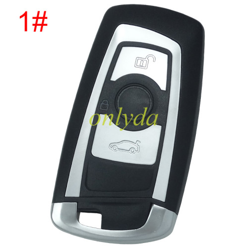 free shipping 10pcs/lot for Benz remote key shell  BMW 3 button remote key blank with blade