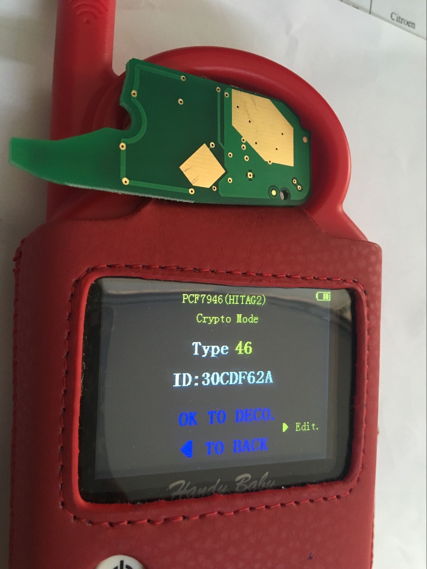 Fiat Delphi BSI 2/3 button remote key With PCF7946AT Chip and 433.92Mhz  Transponder: ID46 – PCF7946 Philips Crypto 2 / Hitag2 (black) As Model:  (Delphi BSI System) Fiat:Fiorino Peugeot:Bipper CITROEN:Nemo, pls choose  button