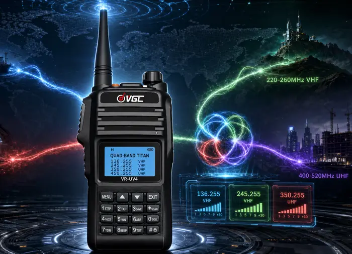 VR-UV4 10W Quad-Band Frequency Monitoring and Signaling Display