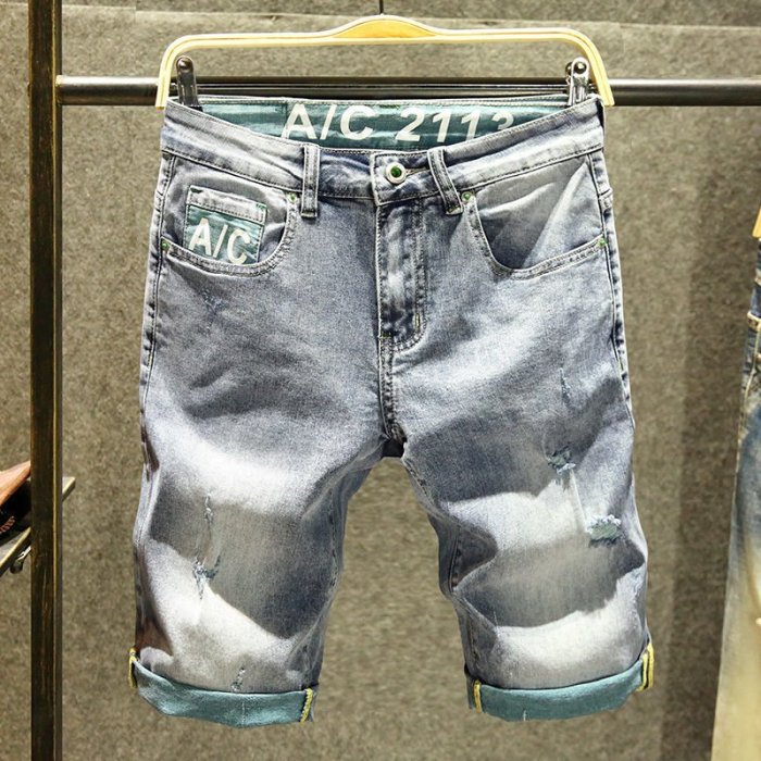Denim shorts