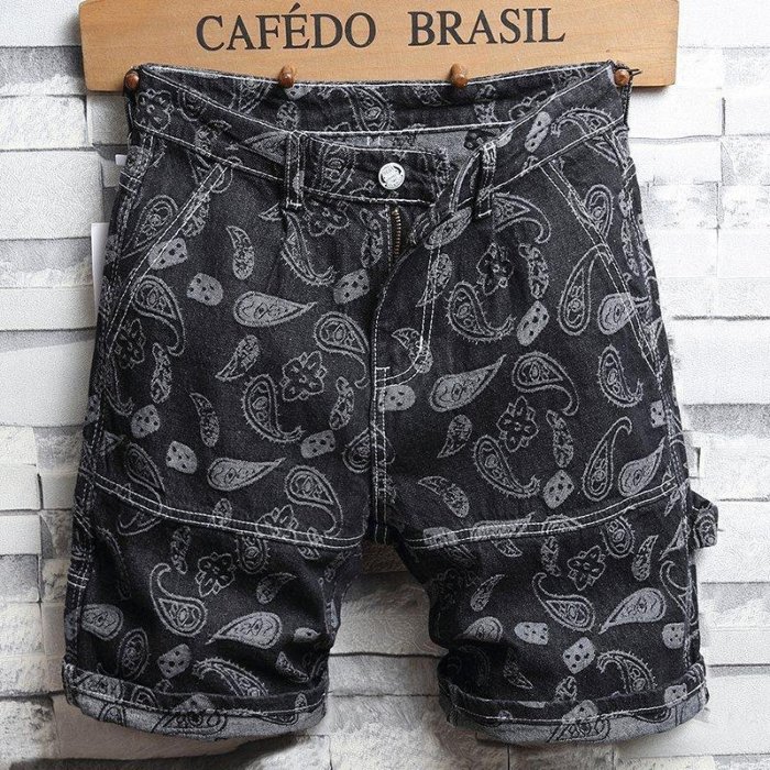 Denim shorts