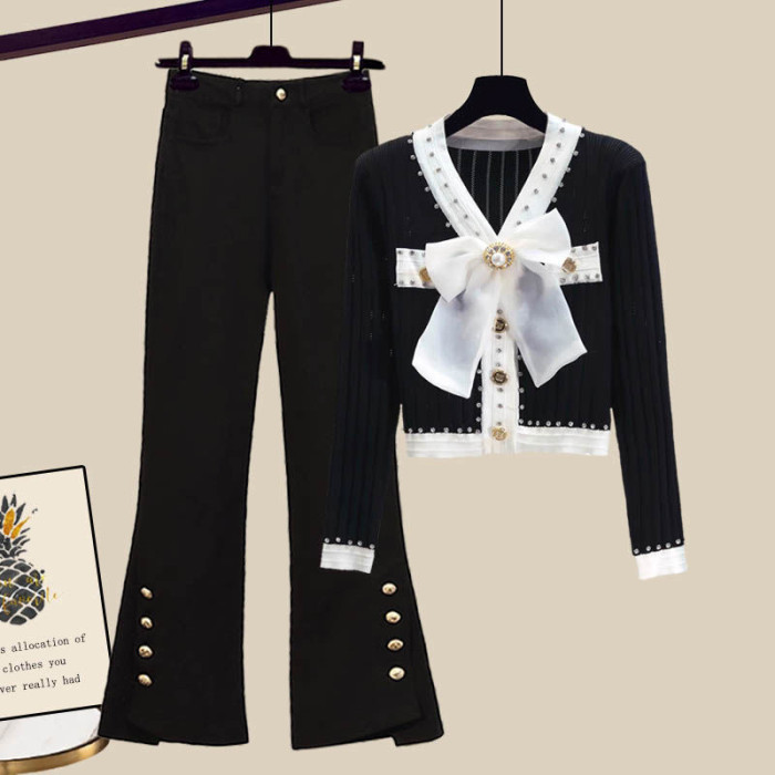 women's denim suit