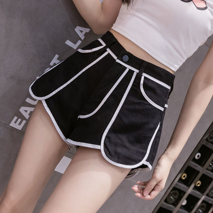 Denim shorts