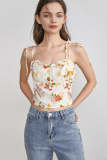 Yuritzi Ivory Floral Tank Top