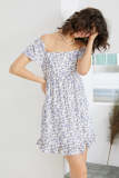 Blueberry Sunshine Mini Dress