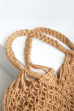 Peru Woven Straw Tote Bag
