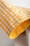 Gold Gingham Tote Bag