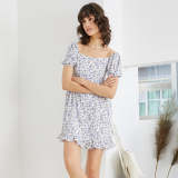 Blueberry Sunshine Mini Dress