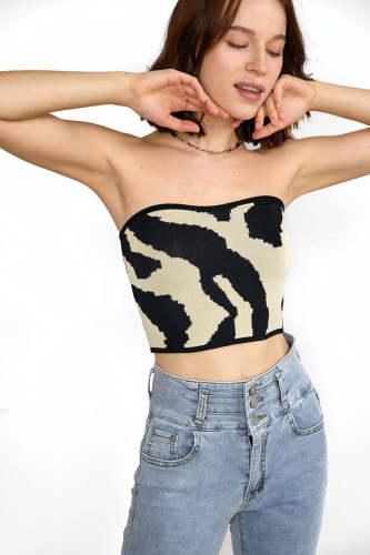 Marthy Black Tube Top