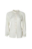 Maite White Puff Sleeve Blouse