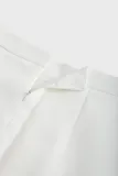 White Frill Hem Mini Skirt