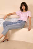 Extra 20% Off                 Callie Pink Cinched Waist Blouse