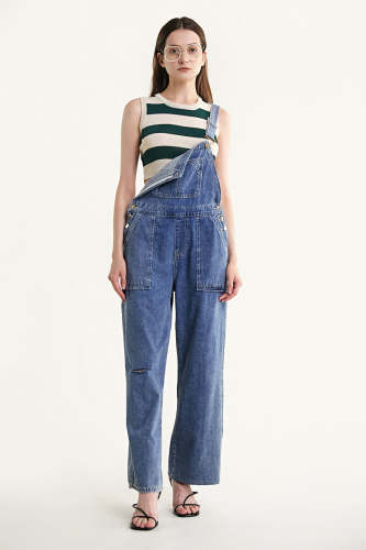 Old Lace Striped Knitted Vest