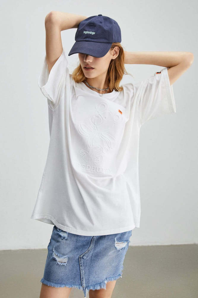 Juniper Oversized White T-Shirt