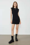 Mykah Black Sleeveless Mini Dress
