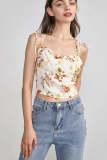 Yuritzi Ivory Floral Tank Top