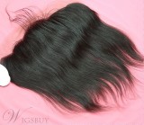 Natural Black Straight 100% Human Hair 13*4 Inches Lace Frontal Closure