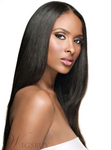 12 Inches Kinky Straight Indian Virgin Hair Wefts