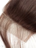 Wigsbuy Straight Hair Closure #2 Dark Brown Human Hair Lace Closure 10-20 Inches