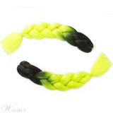 Colorful Jumbo Braiding Synthetic Hair 24 Inches 5 Bundles Lot