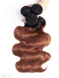 Wigsbuy Ombre Human Hair Bundles Body Wave 4 Bundles/Lot T1B/30 Color