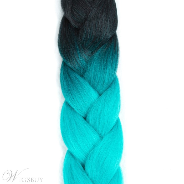 Ombre Synthetic Kanekalon Braiding Hair Crochet Braids False Hair Extensions